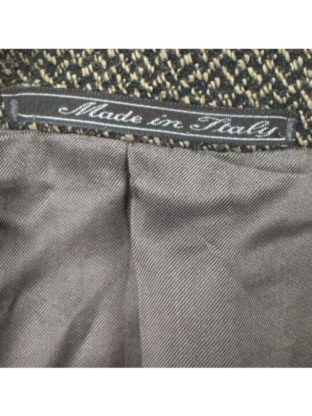 Corneliani Men's 100% Wool Tweed 2-Button Blazer Gray Herringbone • Italy • 42R - Picture 5 of 13